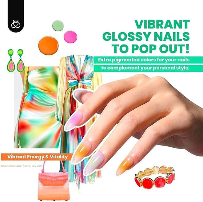 beetles 44pcs Gel Nail Polish Set - 36 Colors Colorful Muse Gel Polish Kit Pink Nude Red Yellow Green Black White Glitter Nail Kit Base Top Coat UV LED Needed Salon DIY Home Gift for Women - Image 4
