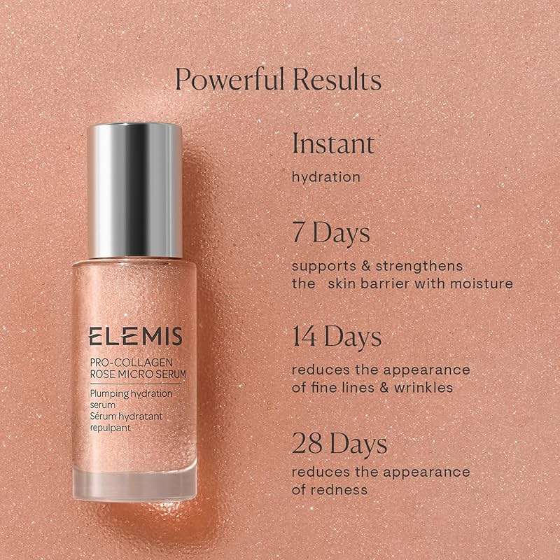 ELEMIS Pro-Collagen Rose Micro Serum | Hydration serum that plumps, soothes, and nourishes your skin while reducing fine lines & wrinkles. - Image 5