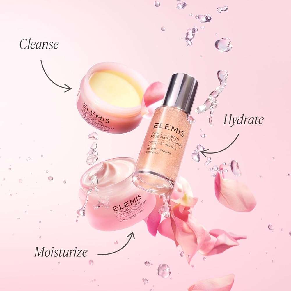 ELEMIS Pro-Collagen Rose Micro Serum | Hydration serum that plumps, soothes, and nourishes your skin while reducing fine lines & wrinkles. - Image 8