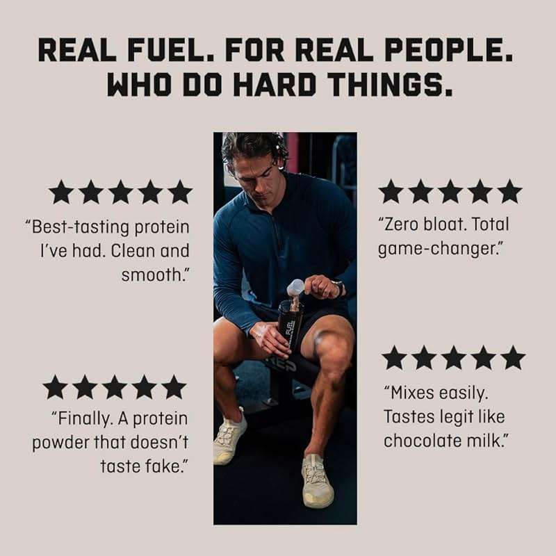 Jocko Fuel Whey Protein Powder, Vanilla Milkshake, 22g Protein, Digestive Enzymes + Probiotic Blend, No Sugar Added, with Essential Amino Acids + Electrolyte Minerals, 28 Servings - Image 9