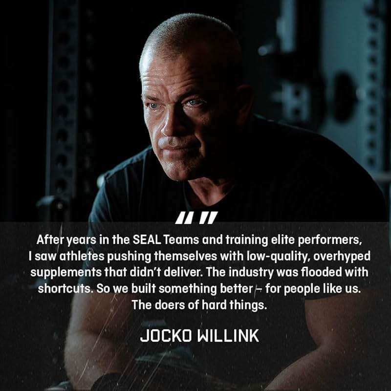 Jocko Fuel Whey Protein Powder, Vanilla Milkshake, 22g Protein, Digestive Enzymes + Probiotic Blend, No Sugar Added, with Essential Amino Acids + Electrolyte Minerals, 28 Servings - Image 10
