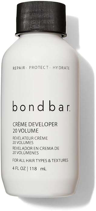 Bondbar 20 Volume Creme Developer, Repairing hair dye for all hair types, CrueltyFree*, ParabenFree, & Vegan, 4 Oz - Image 1