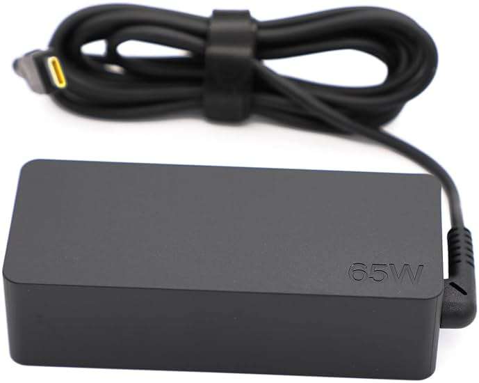 Lenovo Laptop Charger 65W Watt USB Type C(USB-C) AC Power Adapter - ThinkPad T14 T15 E14 E15 X1Carbon X13 2023 - Image 3