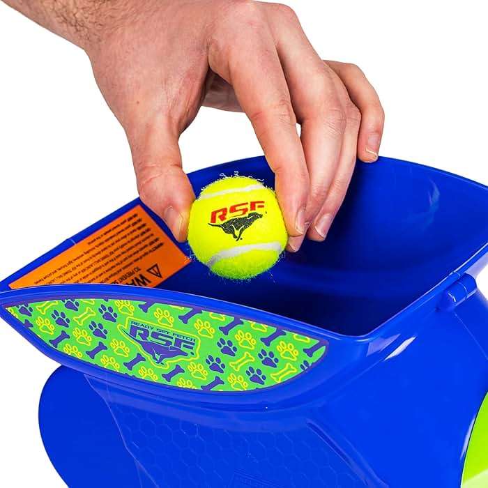 Franklin Pet Supply Co. Ready Set Fetch Mini Automatic Tennis Ball Launcher Dog Toy - Electronic Mini Tennis Ball Thrower for Fetch + Playtime - Launches up to 40 Feet - Interactive Dog Toy - Image 10