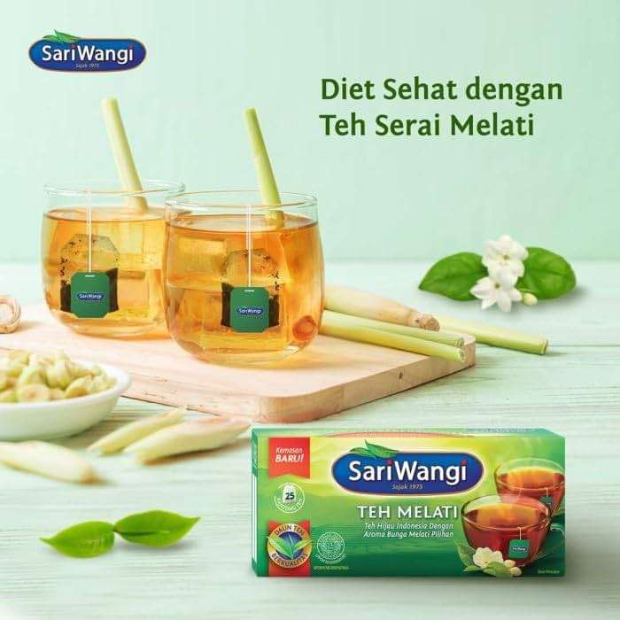 Sari Wangi Teh Melati, Indonesian Jasmine Tea, 25 Count (Pack of 1) - Image 5