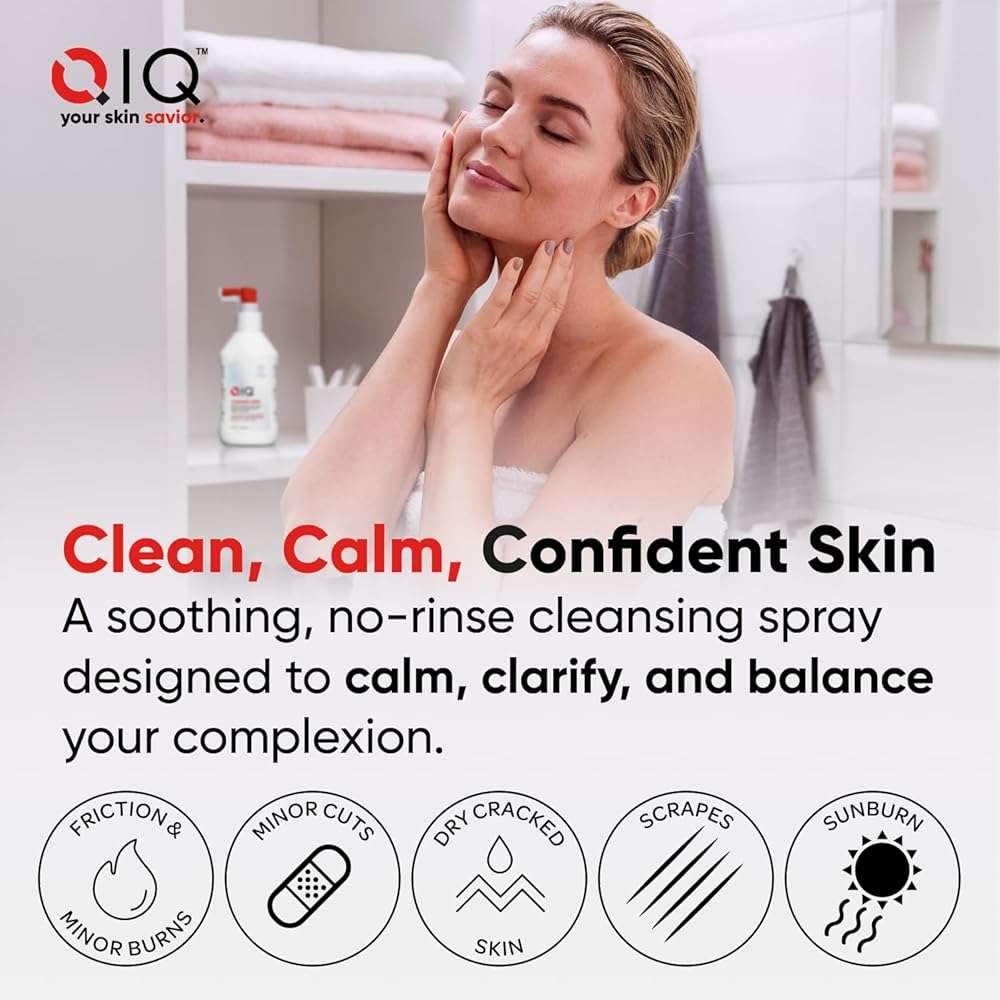 QIQ Skin Savior – High Purity Hypochlorous Acid to Cleanse and Tone Skin, Alcohol-Free, Irritant-Free, Facial Spray to Help Prevent Breakouts, Reduce Redness & Calm Irritation (5oz) - Image 2