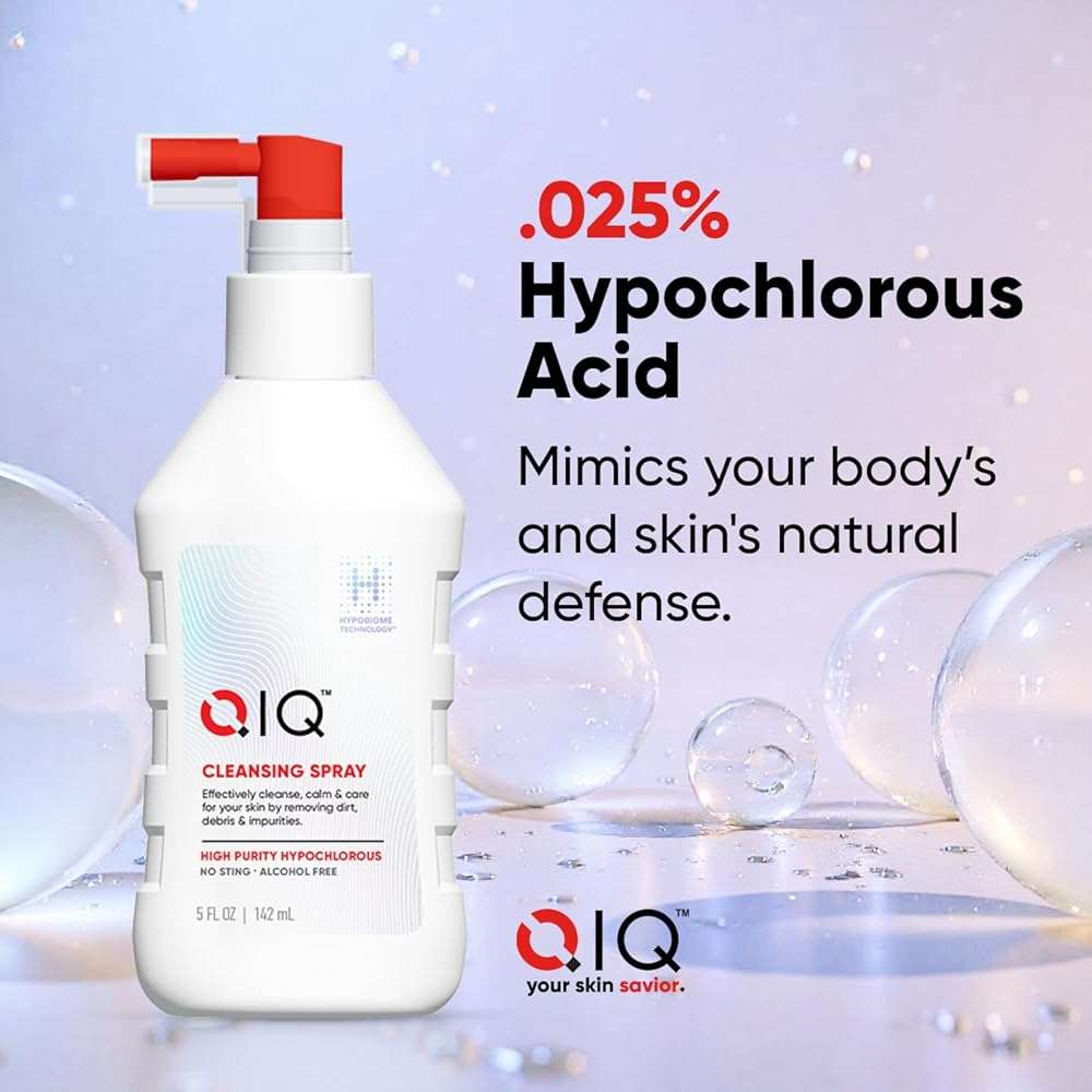 QIQ Skin Savior – High Purity Hypochlorous Acid to Cleanse and Tone Skin, Alcohol-Free, Irritant-Free, Facial Spray to Help Prevent Breakouts, Reduce Redness & Calm Irritation (5oz) - Image 4