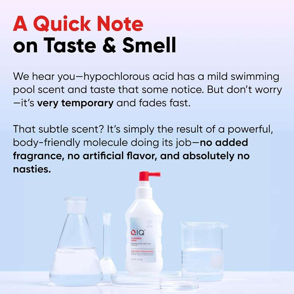 QIQ Skin Savior – High Purity Hypochlorous Acid to Cleanse and Tone Skin, Alcohol-Free, Irritant-Free, Facial Spray to Help Prevent Breakouts, Reduce Redness & Calm Irritation (5oz) - Image 7