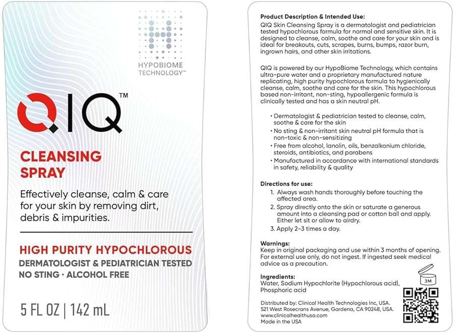 QIQ Skin Savior – High Purity Hypochlorous Acid to Cleanse and Tone Skin, Alcohol-Free, Irritant-Free, Facial Spray to Help Prevent Breakouts, Reduce Redness & Calm Irritation (5oz) - Image 9