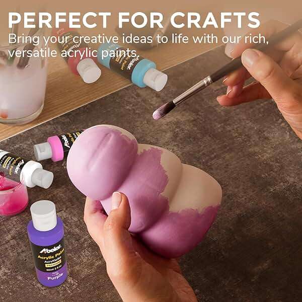 ABEIER Acrylic Paint Set, 56 Colors (2oz/60ml), Matte Finish, Waterproof, Rich Pigments, Non-Toxic Paints for Painting on Canvas Crafts Wood Ceramic, Fabric Ideal for Beginners and Students - Image 7