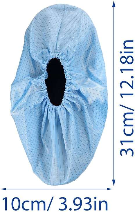 Sosoport 5 Pairs Reusable Shoe Covers Non Slip Shoe Protectors Cover Non Slip Washable Boot Covers Foot and Shoe Booties for - Image 2