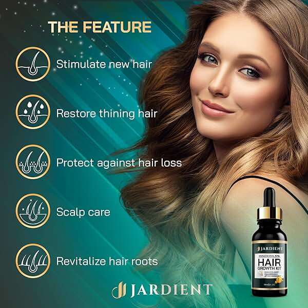 Minoxidil and Biotin Hair Growth Oil for Beards and Preventing Hair Thinning - 5% Minoxidil for Men and Women, 1 Fl Oz - Image 4