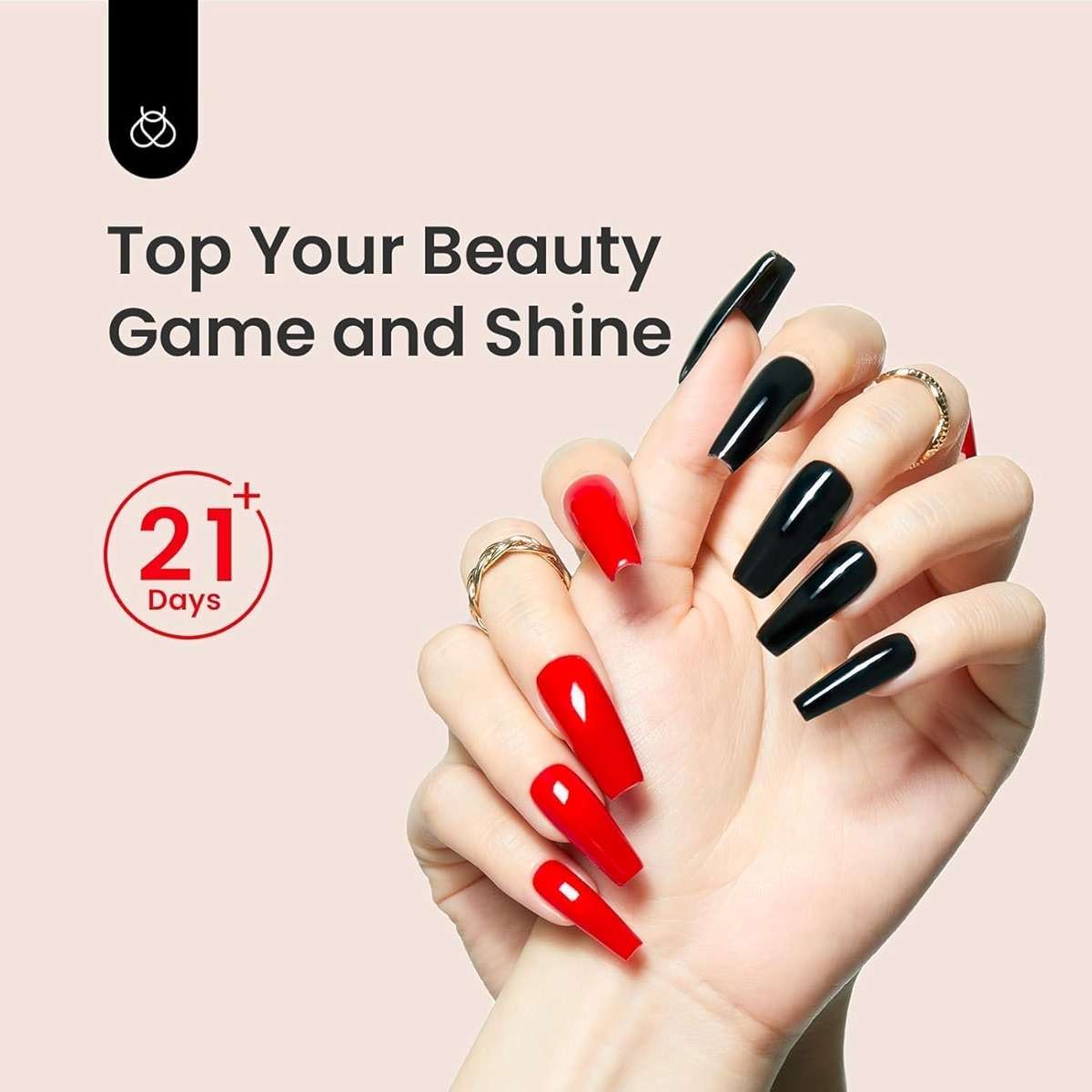 beetles Gel Polish 2Pcs 15ml No Wipe Top Coat Gel Nail Polish High Gloss Shiny Long-Lasting Clear Gel Top Coat, Soak Off Nail Lamp, Summer Nails Home DIY Manicure and Nail Salon Gifts for Women - Image 5