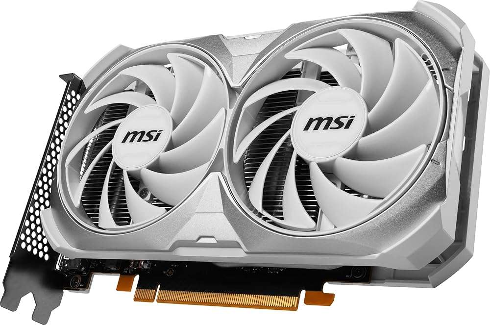 MSI Gaming GeForce RTX 4060 8GB GDRR6 Extreme Clock: 2505 MHz 128-Bit HDMI/DP Nvlink TORX Fan 4.0 Ada Lovelace Architecture Graphics Card (RTX 4060 Ventus 2X White 8G OC) - Image 7