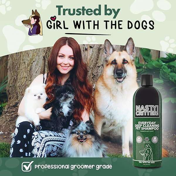 Nasty Critter! by Girl With The Dogs - Made in USA - Deep Clean Everyday Dog Shampoo for 8 Weeks+ (16 Oz) - Image 2