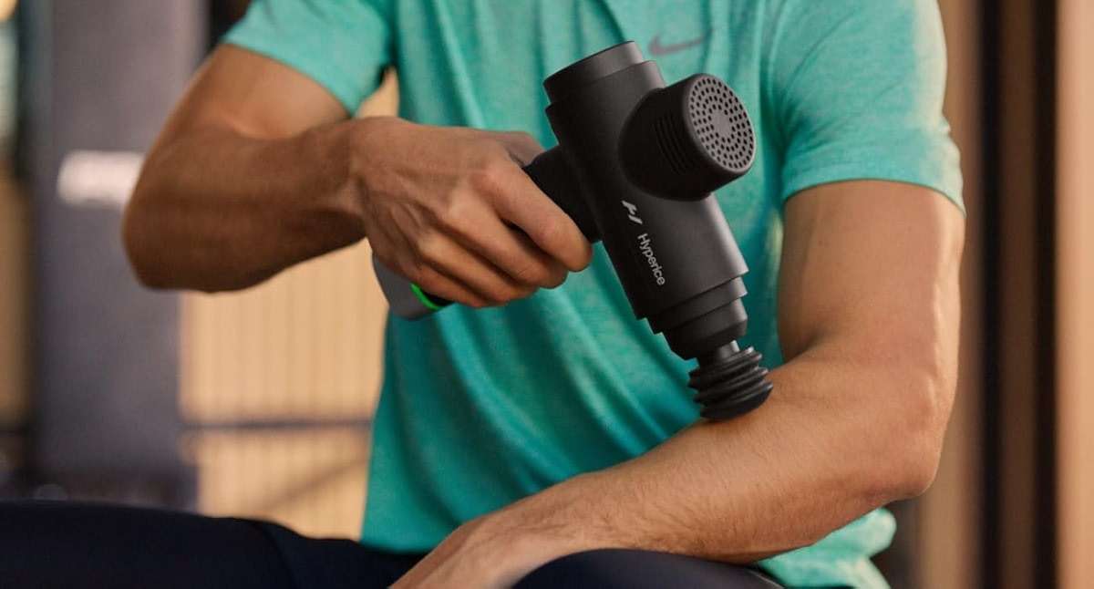 Hyperice Hypervolt 2 Pro and Heated Head - Featuring Quiet Glide Technology - Handheld Percussion Massage Gun | 5 Speeds, 5 Interchangeable Heads | Helps Relieve Sore Muscles and Stiffness - Image 9
