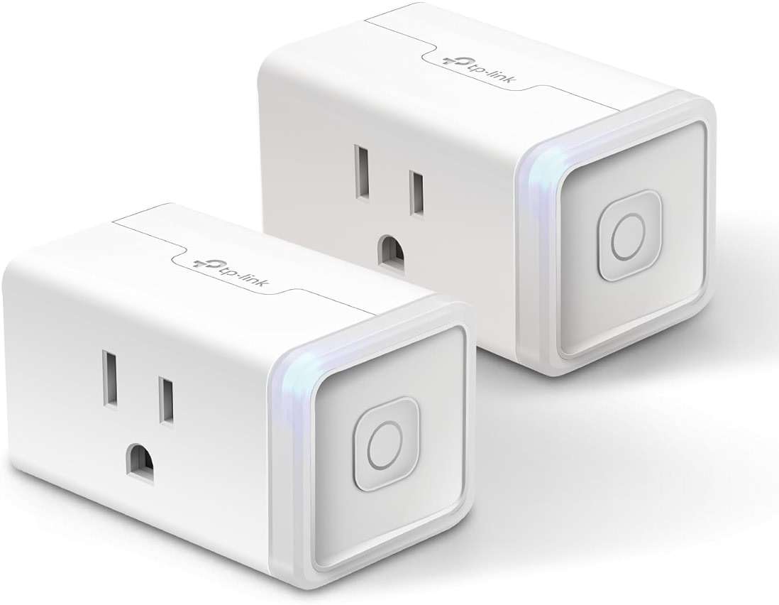 Kasa Smart Plug Mini 15A, Apple HomeKit Supported, Smart Outlet Works with Siri, Alexa & Google Home, UL Certified, App Control, Scheduling, Timer, 2.4G WiFi Only, 2 Count (Pack of 1) (EP25P2), White - Image 1