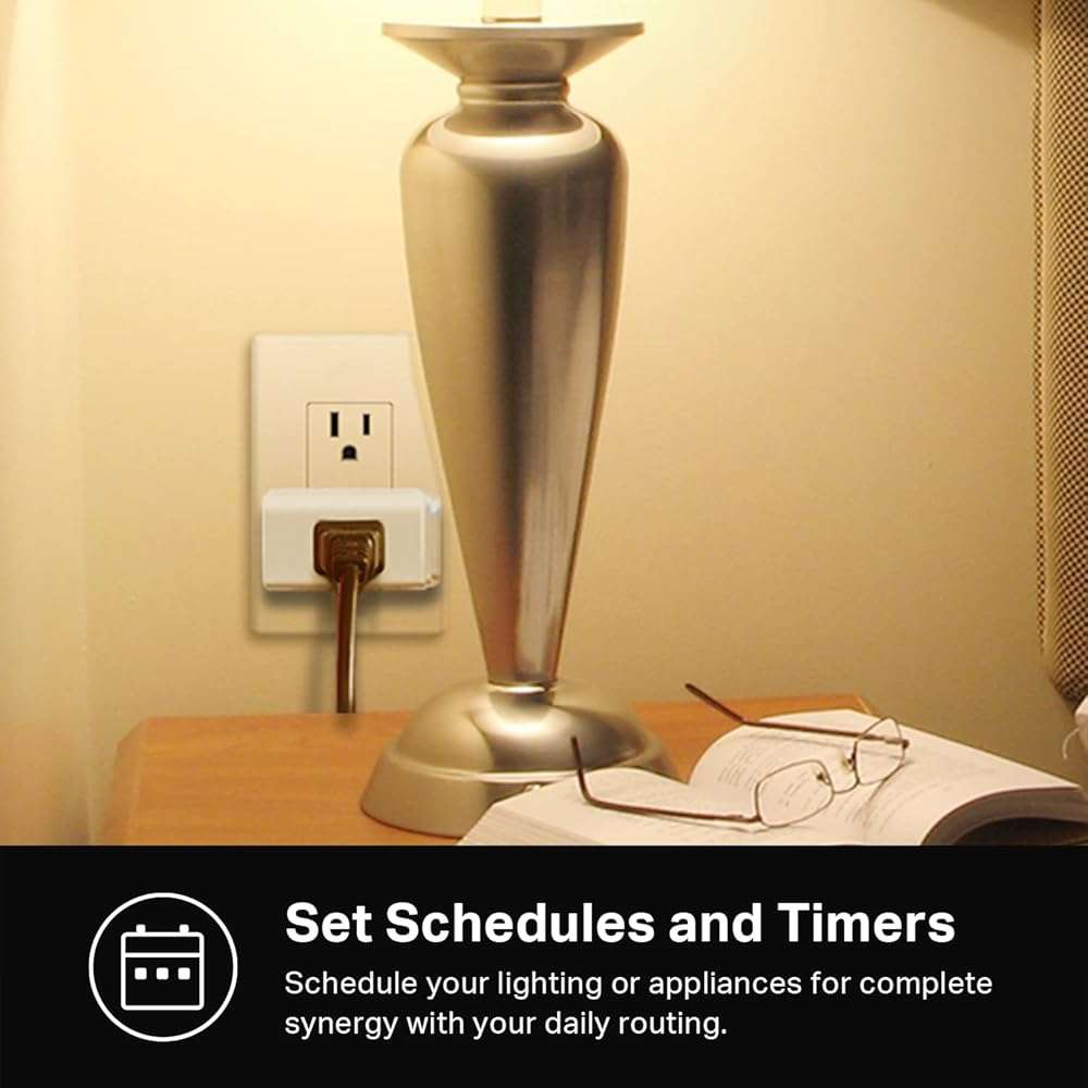Kasa Smart Plug Mini 15A, Apple HomeKit Supported, Smart Outlet Works with Siri, Alexa & Google Home, UL Certified, App Control, Scheduling, Timer, 2.4G WiFi Only, 2 Count (Pack of 1) (EP25P2), White - Image 7