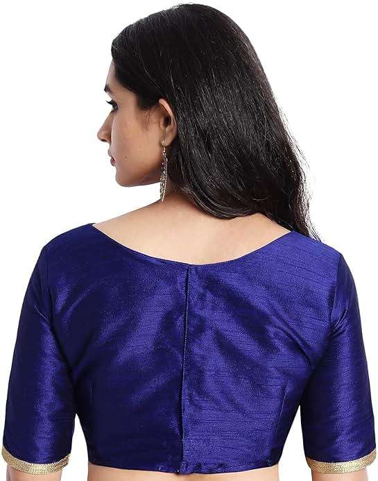 Readymade Indian Party Wear Bollywood Style Crop Top Choli Saree Blouse for Women - Image 3
