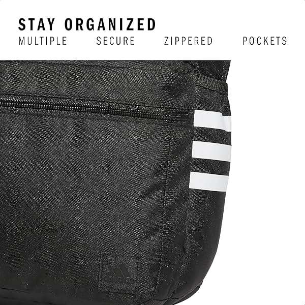 adidas Classic 3-Stripe Backpack for Laptop, School and Travel, 28L - Image 3