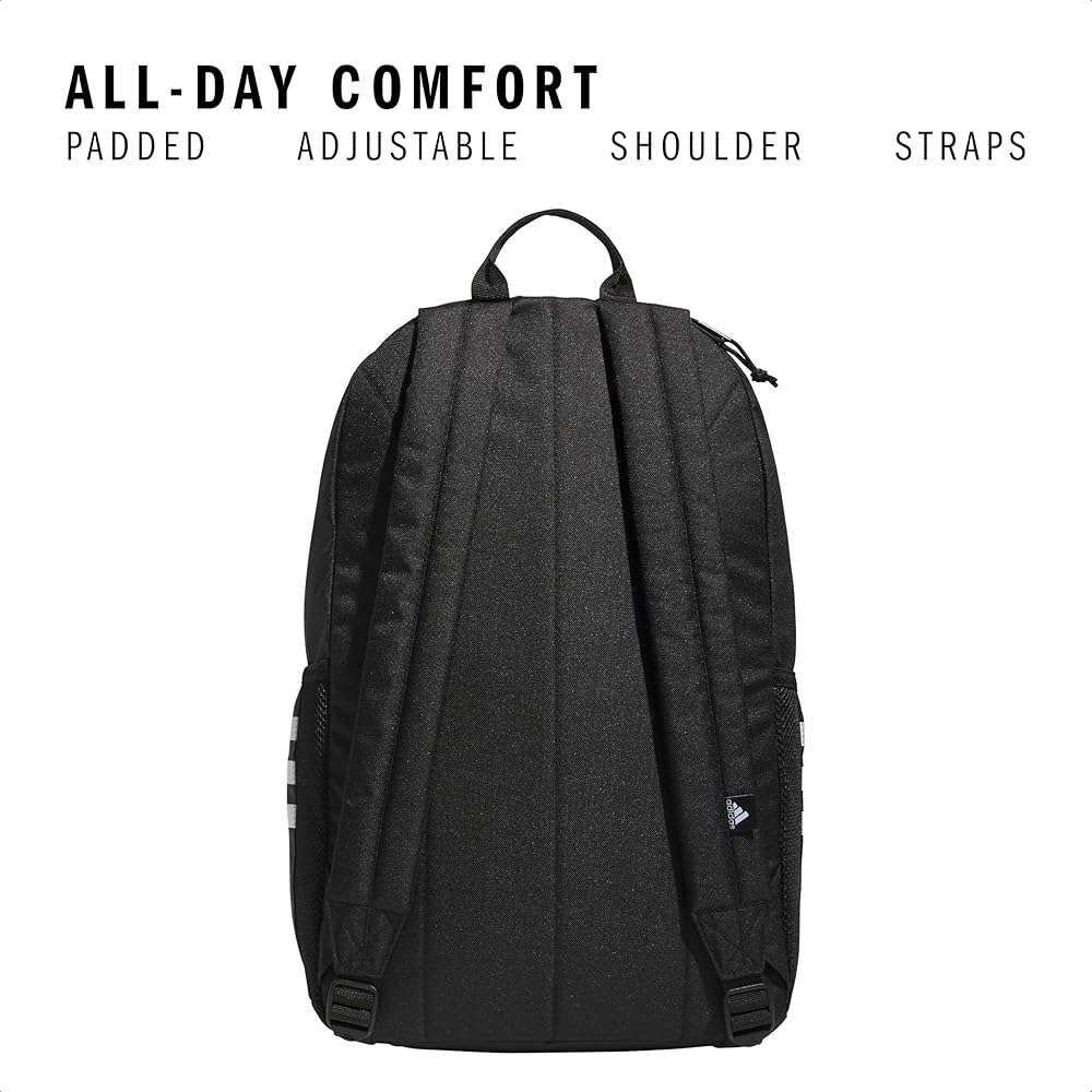 adidas Classic 3-Stripe Backpack for Laptop, School and Travel, 28L - Image 6