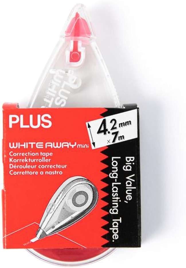 Plus Precision Correction Tape – 20-Pack, Smooth Instant Coverage, No Drying Time, 5/32” (4.2mm) Width x 23 ft (7m) Length, Clean & Accurate Error Correction - Image 2