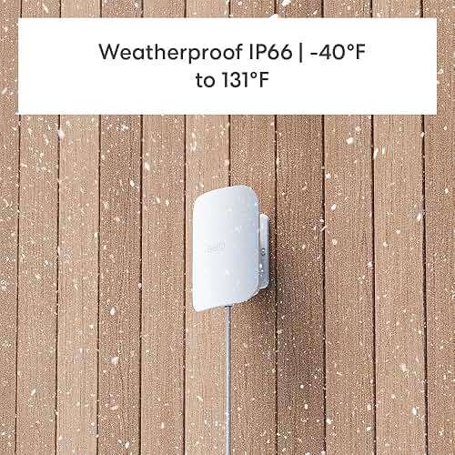 Amazon eero Outdoor 7 dual-band mesh wifi router (newest model), Weatherproof rating of IP66, Coverage up to 15,000 sq. ft. outdoors, 1-pack, Includes 30W PoE+ adapter - Image 2
