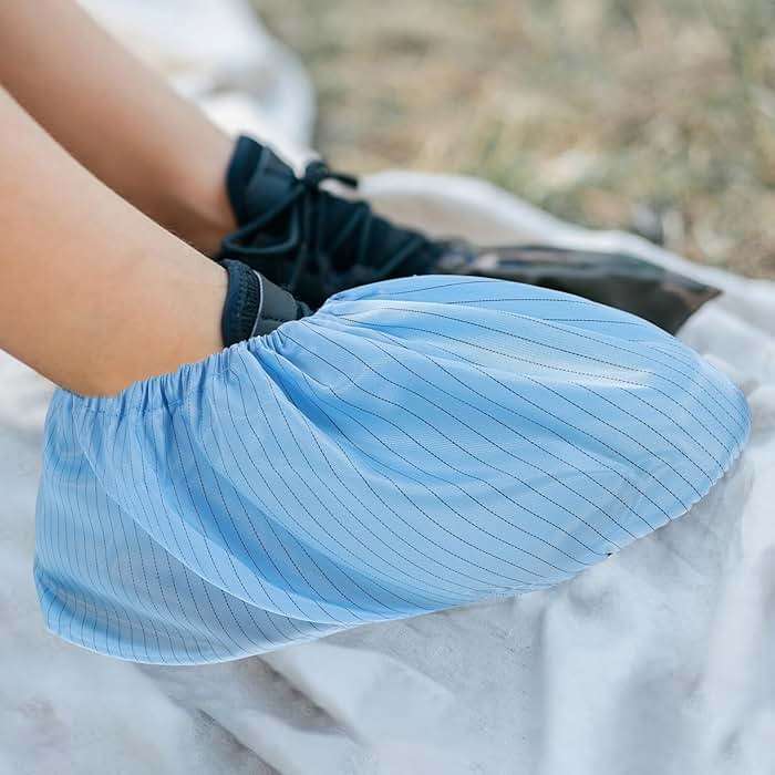 BESPORTBLE 5 Pairs Disposable Shoe Covers Reusable Boot Covers Rainproof Booties Protector for Indoor Outdoor Fits Most Shoes - Image 6