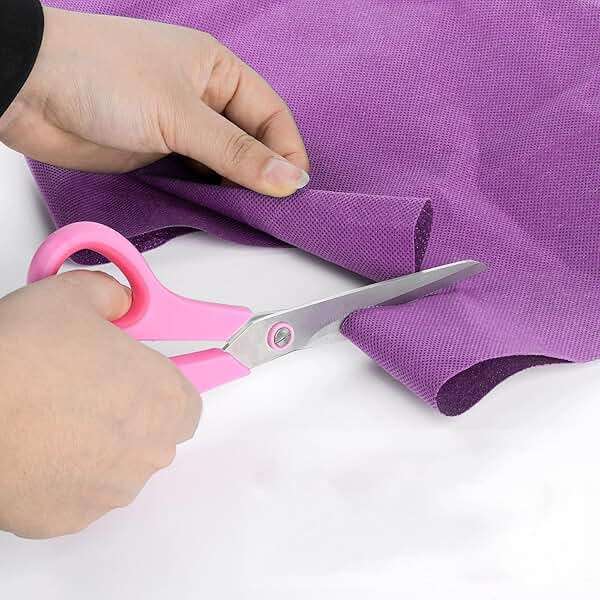 Scissors for Office Home School Craft Sewing Fabric Supplies(Pink), 8 Inch - Image 5