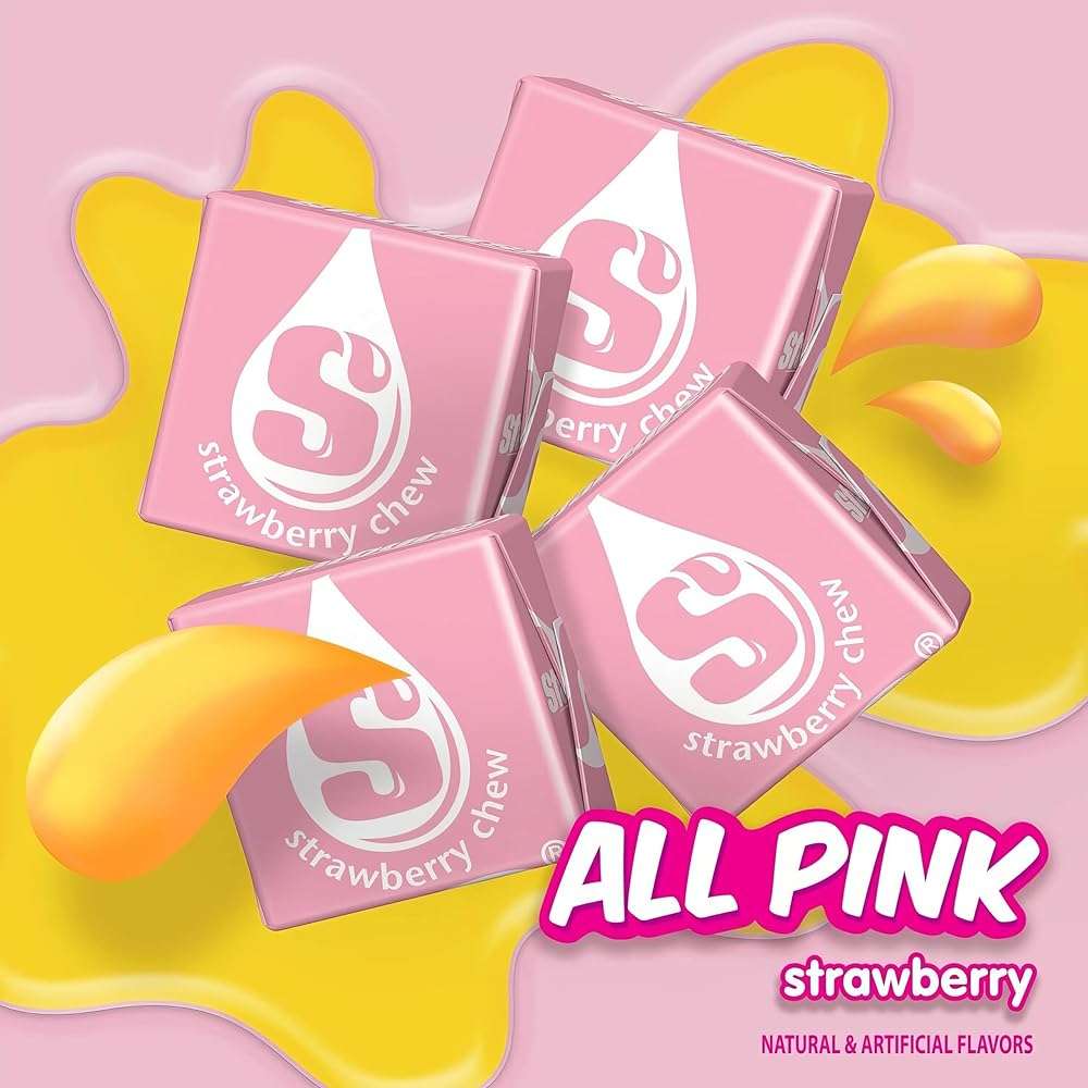 JO SWEETS Starburst All Pink - 1 Pound Of Pink Starburst Candy Bulk - Pink Candy For Candy Buffet - Strawberry Candy - Image 5