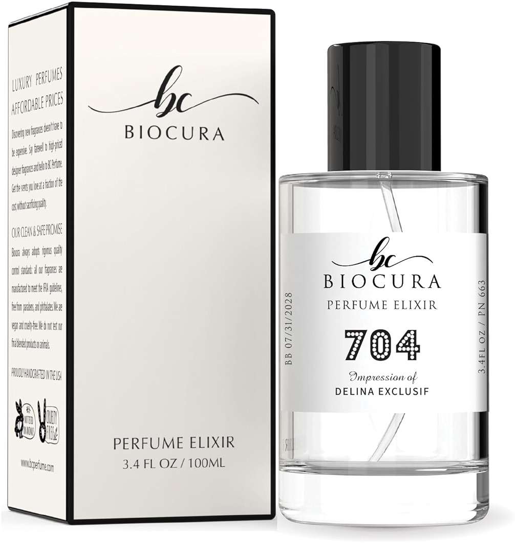 BIOCURA BC Perfume 704 Inspired by Delina Exclusif For Women Replica Fragrance Dupes Eau de Parfum Spray Bottle 3.4 Fl Oz/100ml-X1 - Image 1