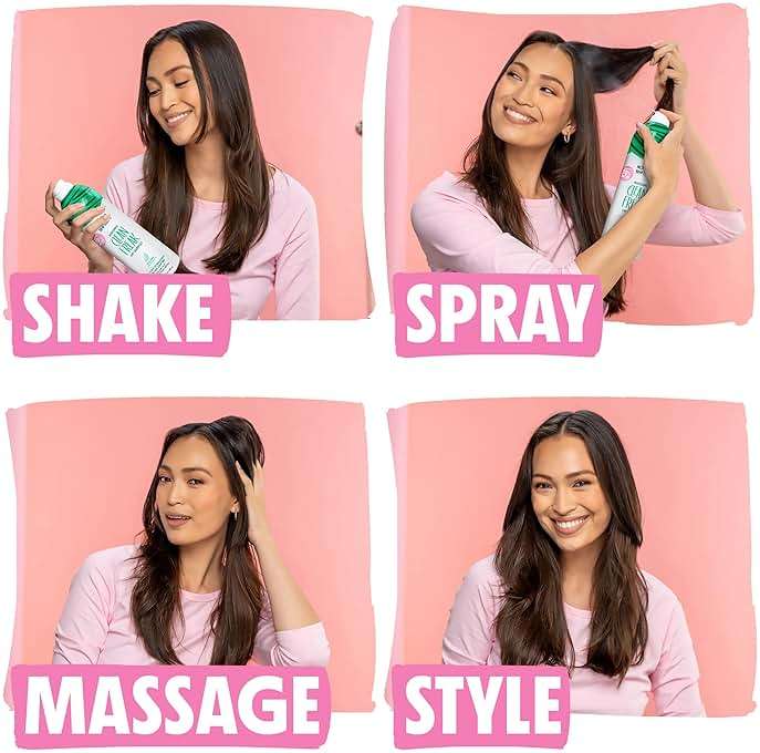 Not Your Mother's Value Pack Clean Freak Unscented Jumbo Dry Shampoo (2-Pack) - 12 oz Each - 70% More to Instantly Absorb Oil and Refresh Hair Between Washes - No Scent - For All Hair Types - Image 5