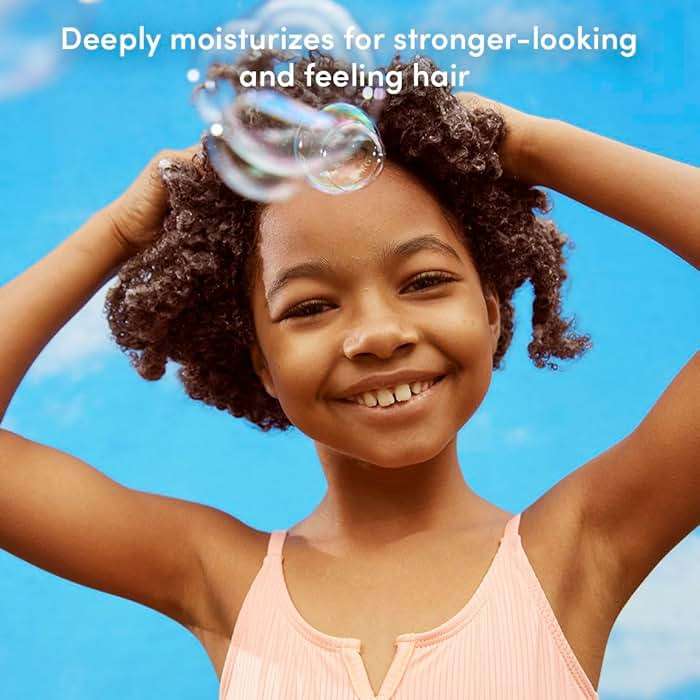 Evereden Kids Detangling Shampoo & Conditioner Set, Ages 3+ | Dermatologist-Tested, Gentle, No Silicones | With Plant Protein Peptides & Argan Oil | Vegan Children's Haircare, Sulfate & Paraben-Free - Image 7