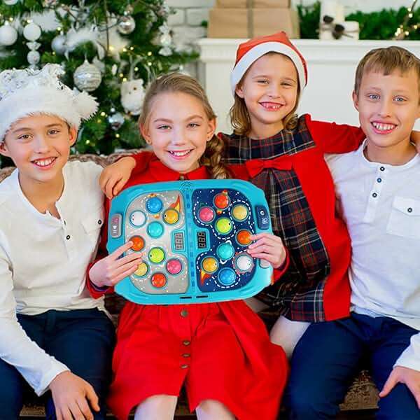 Whack Game Mole for Toddlers, Toys for 3-12 Year Old Boys Girls, Pounding Toys for Age 3-8, Birthday Gifts for 3 4 5 6 7 8+ Year Old Boys Kids, Educational Toy with Sound,Light,PK Mode with 2 Hammers - Image 2