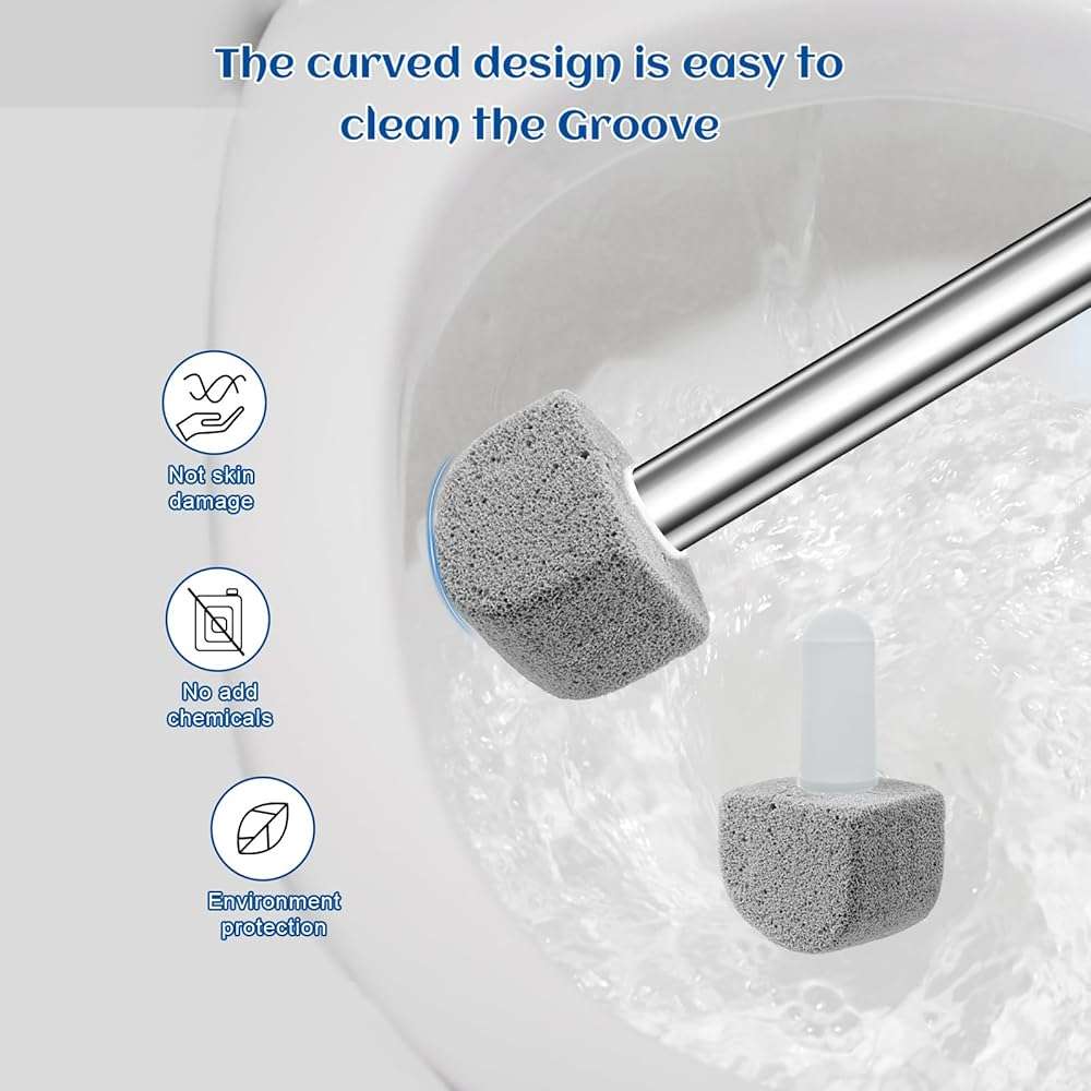 Yingmore 10 Packs Pumice Stone for Toilet Cleaning,Pumice Toilet Bowl Cleaning for Cleaning Toilet,Bathtubs,Kitchen Sink,Grill(Refill) - Image 3