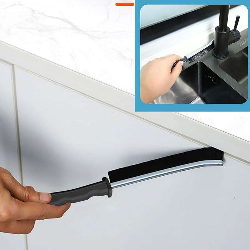Crevice Cleaning Brush 12-Pack - Heavy Duty Hard Bristle Gap Brush for Deep Cleaning - Ultra-Thin Window Track Cleaning Tool for Shower Grout, Sliding Doors, Baseboards & Auto Detailing - Image 4