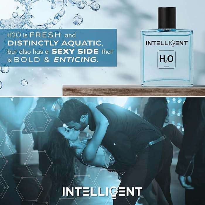 Intelligent H2O Eau de Parfum | Cologne for Men | Aquatic, Bold, and Refreshing | 3.4 Fl Oz (100 mL) - Image 5