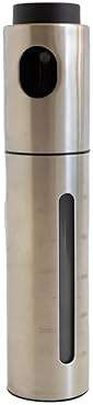Fox Run Olive Oil Sprayer Bottle, 7" x 1.5" Stainless Steel Oil Mister - Image 1