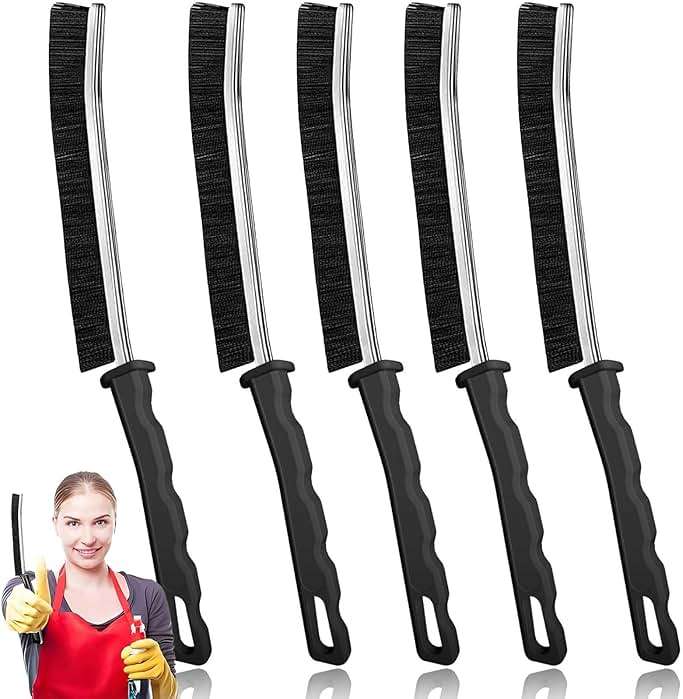 Gap Cleaning Brush, Dead Corners Multifunctional Brushes,Bathroom Crevice Gaps Cleaning Brush，Clean The Dead Corners of Bathroom Kitchen Tiles for Bathroom Kitchen Tiles Window Slots (5pcs) - Image 1