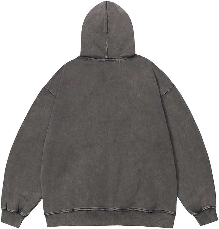 Aelfric Eden Mens Lightning Graphic Hoodies Print Oversized Unisex Streetwear Vintage Hoodie Y2k Sweatshirt Pocket Pullover - Image 2