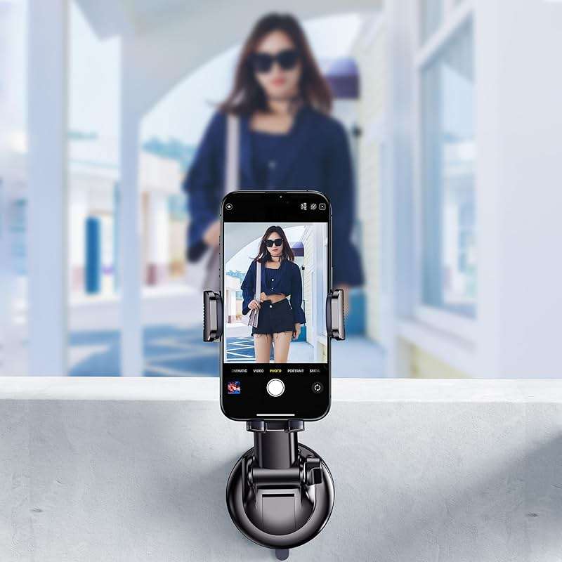 Qifutan Car Phone Holder Mount Phone Mount for Car Windshield Dashboard Air Vent Universal Hands Free Automobile Cell Phone Holder Fit for iPhone Smartphone Camera Mounts - Image 9