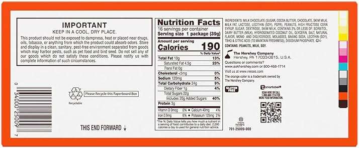 REESE'S Big Cup Caramel Milk Chocolate Peanut Butter Cups, Candy Packs, 1.4 oz (16 Count) - Image 2