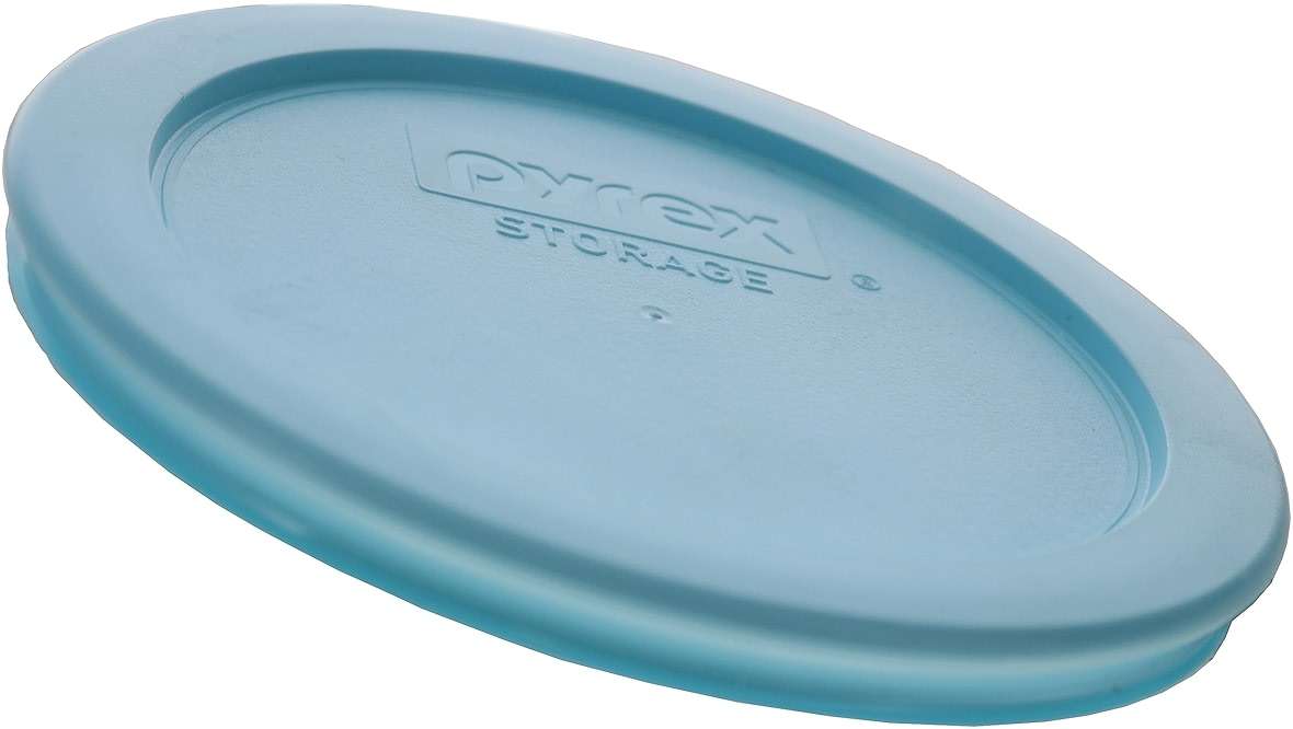 Pyrex (1) 7202-PC 1-Cup Blue Spruce, (1) 7200-PC 2-Cup Splash, (1) 7201-PC 4-Cup Marine, & (1) 7402-PC 6/7-Cup Bright Blue Pantone Lids - Made in USA - Image 3