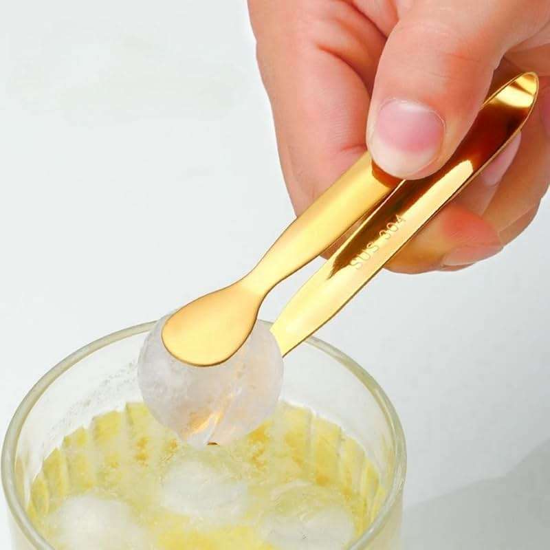 4.3 Inch Mini Serving Tongs Set of 7, 304 Stainless Steel Ice Tongs Sugar Tongs, Small Kitchen Utensils Gadgets for Appetizers, Tea Party, Coffee Bar, Desserts(Dishwasher Safe, Black) - Image 5