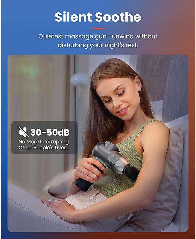 BOB AND BRAD C2 Pro Massage Gun with Heat and Cold Therapy, FSA Eligible & HSA Approved, PT-Developed Deep Tissue Back Massager for Athletes, Men & Women — Birthday & Holiday Gifts - Image 9