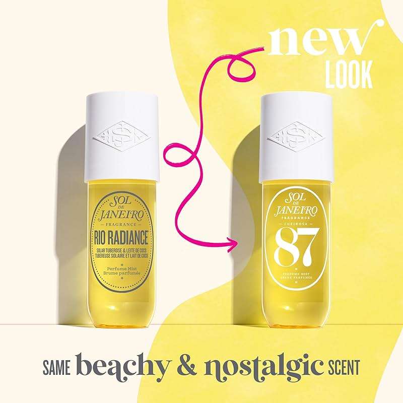 Sol de Janeiro Cheirosa 87 Rio Radiance Hair & Body Fragrance Mist Full Size and Travel Size Set, Amazon Exclusive - Image 3