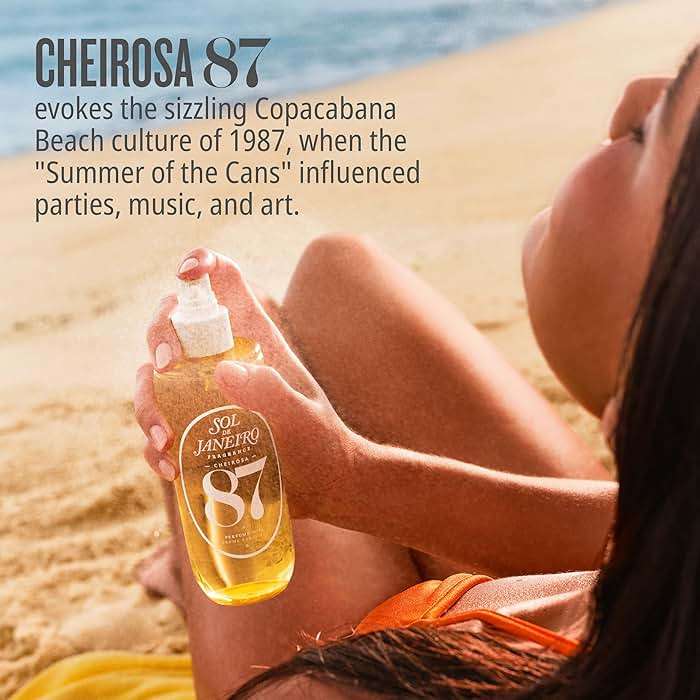 Sol de Janeiro Cheirosa 87 Rio Radiance Hair & Body Fragrance Mist Full Size and Travel Size Set, Amazon Exclusive - Image 7