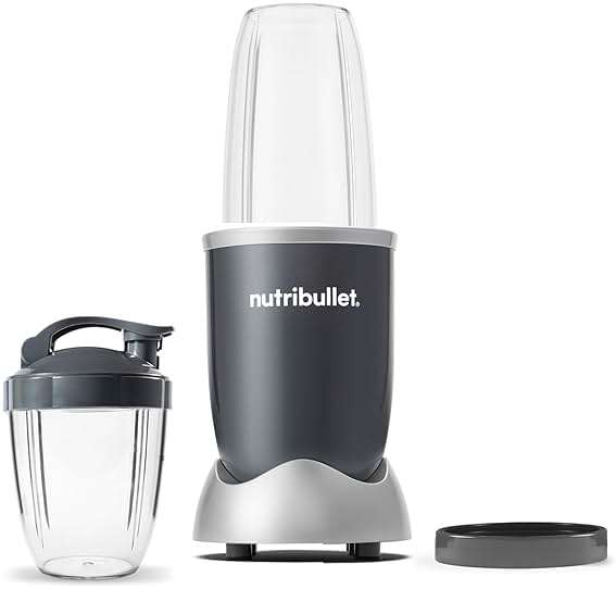 nutribullet Personal Blender for Shakes, Smoothies, Food Prep, and Frozen Blending, 24 Ounces, 600 Watt, Gray, (NBR-0601) - Image 4