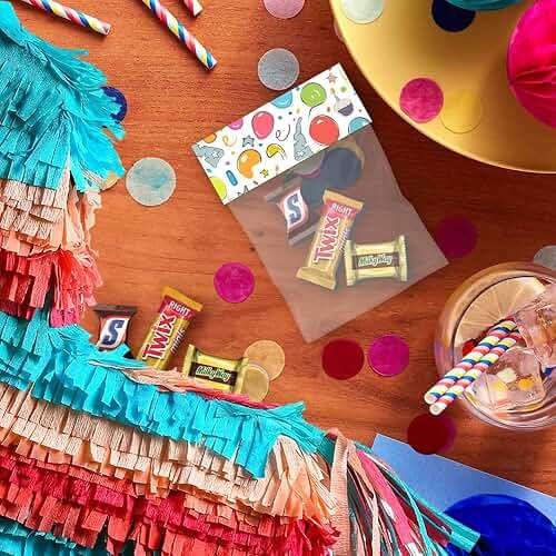 SNICKERS, TWIX & MILKY WAY Minis Assorted Chocolate Candy Variety Pack, Candy Bag, 150 Ct Bulk Bag - Image 6