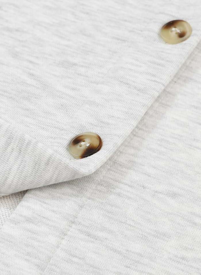 SHEWIN Oversized Sweatshirt for Women Loose Fit Casual Long Sleeve Button Hooded Sweatshirts Hoodies with Pocket - Image 9